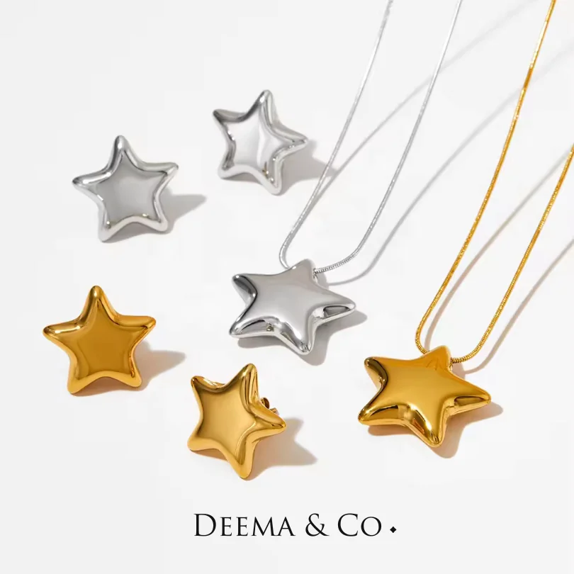danica star ear studs both
