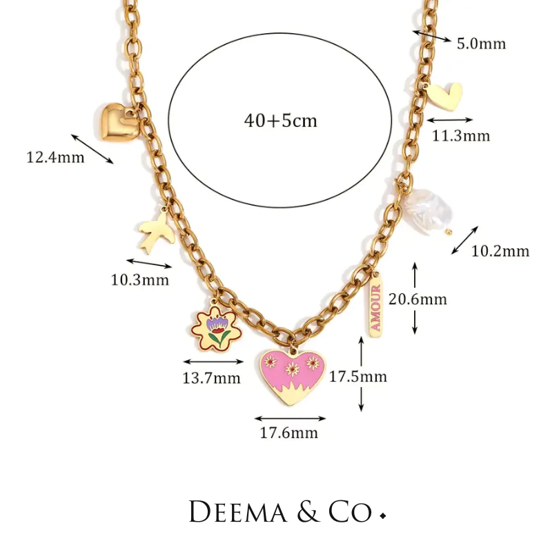 AMOUR CHARMS SPECIFICATIONS