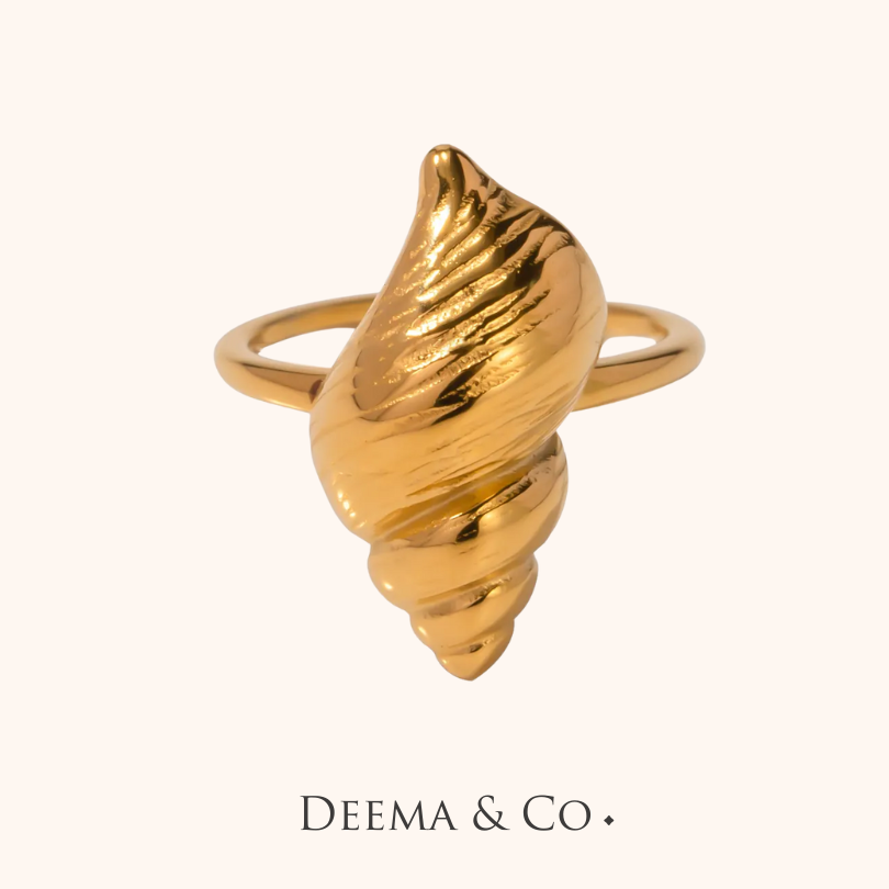 Ocean - Derya Collection by Deema & Co - Waterproof Rings stack