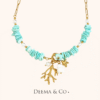 Coral & Stella Charm Shell Necklace