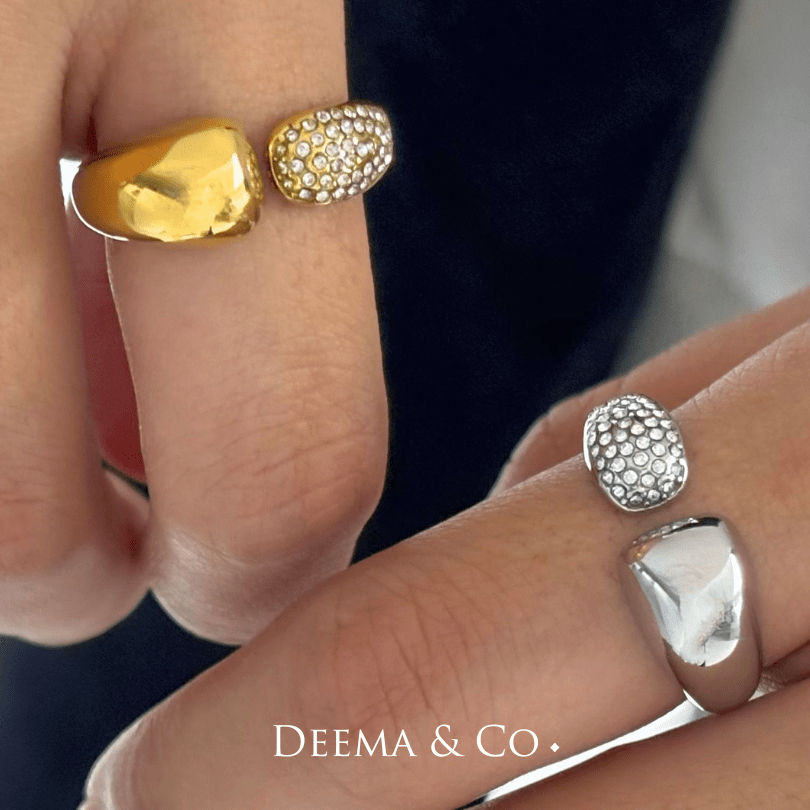 SERPENTII CZ ADJUSTABLE RING - MODEL