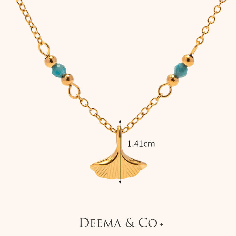 Gingko Leaf - Waterproof Dainty Necklace