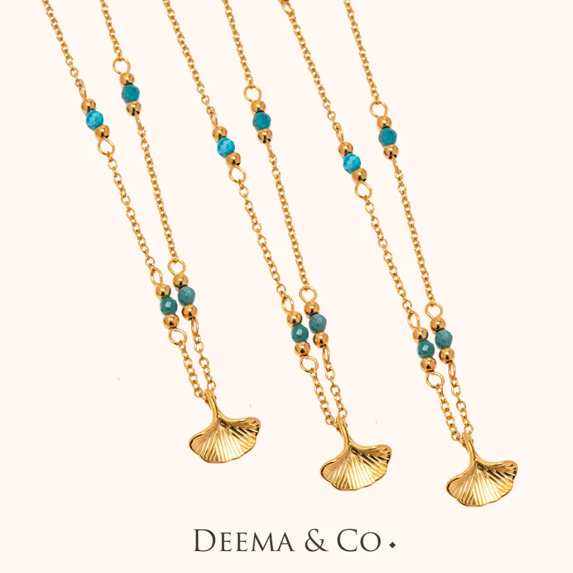 Gingko Leaf - Waterproof Dainty Necklace